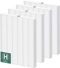 116130 Replacement Filter H Compatible with Winix 5500-2/ AM80 Air Purifi-ers, HEPA Filter for Dust Pollen Hair Pet Dander Smoke, 4 Pack(White)