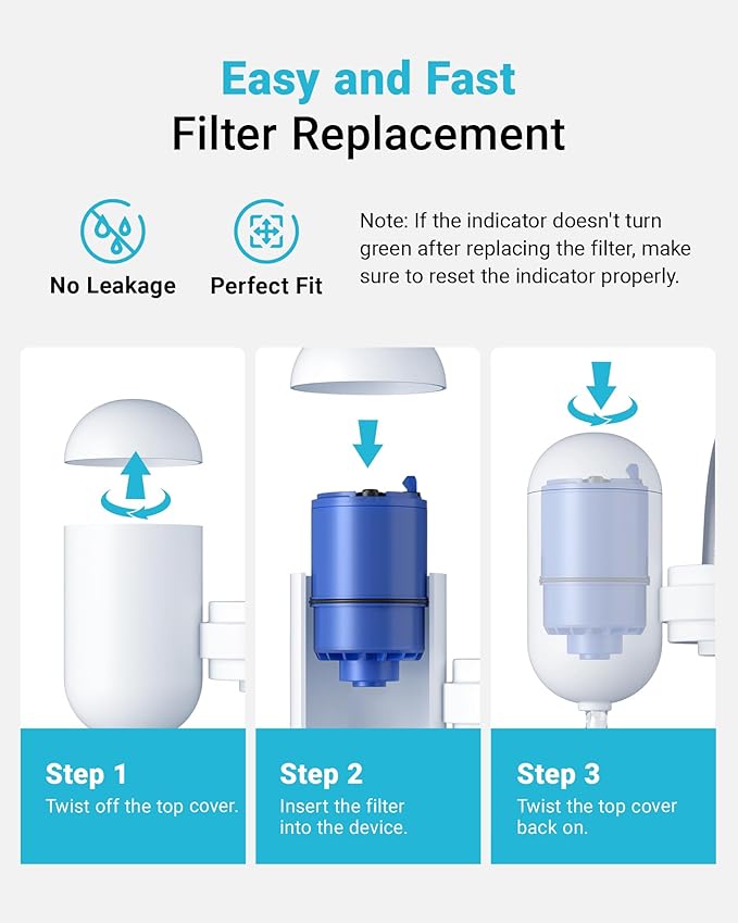 2 Pack Faucet Filter Replacement for All PUR®Plus, PUR® Water Filter Replacement, Pur® Filter Replacement RF-9999®, NSF 42 Certified, 600-Gallon Long Lifespan, AQUA CREST