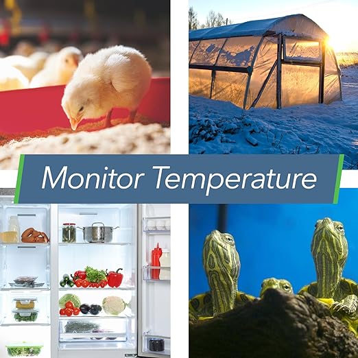 HTP.xw Smart Temperature Sensor & Humidity Sensor - Bluetooth Thermometer, Barometer, & Hygrometer with App Monitoring - Premium Barometric Pressure Gauge, Temperature and Humidity Monitor