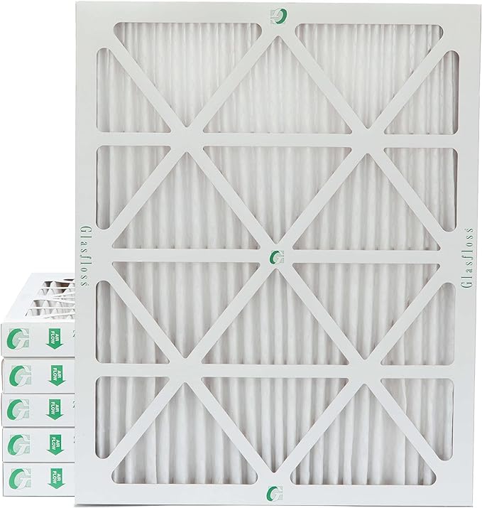 15x20x2 MERV 10 (FPR 5-6) 2" Inch Pleated Air Filters By Glasfloss. Box of 6. Actual Size: 14-1/2 x 19-1/2 x 1-3/4