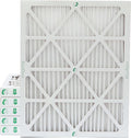 Glasfloss 16x20x2 MERV 10 (FPR 5-6) 2" Inch Pleated Air Filters Box of 6. Actual Size: 15-1/2 x 19-1/2 x 1-3/4