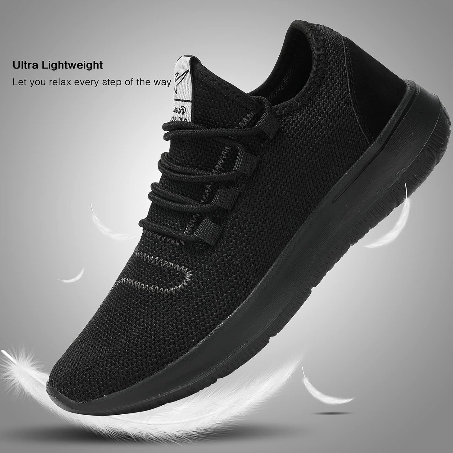 KEEZMZ Men's Running Shoes Fashion Breathable Sneakers Mesh Soft Sole Casual Athletic Lightweight
