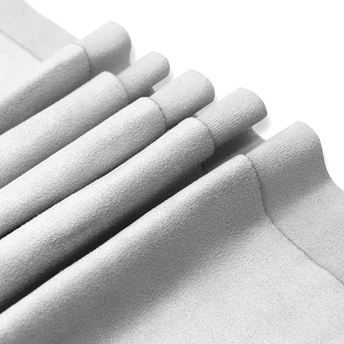 Eunzel Hot Yoga Towel, Super Absorbent Yoga Mat Towel Soft Suede Microfiber Non-Slip Towel for Bikram Pilates and Yoga Mats 72" x 26.5", Light Grey-FlexoryFit