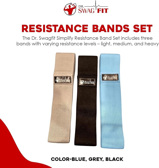 Resistance Bands Set, Versatile Latex Exercise Bands for Home and Gym Workouts, Ideal Workout Equipment for Men and Women, Resistance Bands for Legs, Physical Therapy, (3-Pack)-FlexoryFit