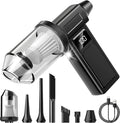 Compressed Electric Air Duster & Handheld Car Vacuum Cleaner 2-in-1-10000mAh by Tuykay