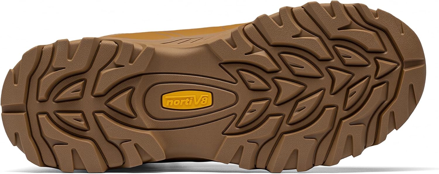 NORTIV 8 Men's Ankle High Waterproof Hiking Boots Outdoor Lightweight Shoes Trekking Trails Armadillo