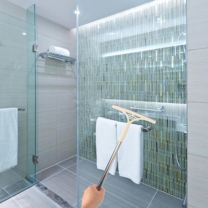 Milisten Multifunctional Window Squeegee and Mirror Cleaner - Image 5
