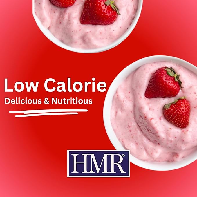 HMR 120 Shake Meal Replacement Powder | Strawberry Shake Mix to Support Healthy Weight Loss | 12g of Protein | Nutritional Drink | Low Calorie Food | 12 Servings-FlexoryFit