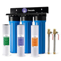 iSpring WGB32B-DS+AHPF12MNPT16X2 Anti-Scale Whole House Water Filter System w/ by iSpring