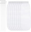 32Pcs Sturdy Lint Traps for Washing Machine Hose, Includes 8 Nylon Washer Hose Lint Trap Mesh and 24 Cable Ties, Washer Lints Catcher for Home Sink Drain System Hoses Screen Filter (White)