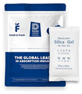 Dry & Dry 500 Gram [3 Packet] Silica Gel Packets, Desiccant Packs, Silica Gel - Rechargeable Silica Packets, Moisture Absorbers, Silica Gel Packs