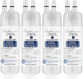 FILTER1 W10295370 A Refrigerator Water Filter Replacement Compatible for EDR1RXD 1 WATER FILTER W10295370 A Refrigerator Models (4-PACK)