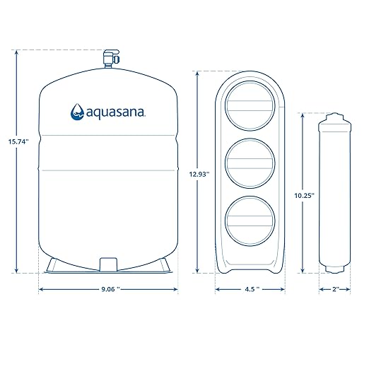 Aquasana SmartFlow® Reverse Osmosis Water Filter | RO Under Sink System | WQA Certified up to 99.99% of 90 contaminants Including Fluoride, PFAS, Arsenic, Lead, and Chlorine | Does not Include Faucet