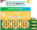 Filterbuy 10x10x2 Air Filter MERV 11 Superior Pet & Allergy Defense, by Filterbuy