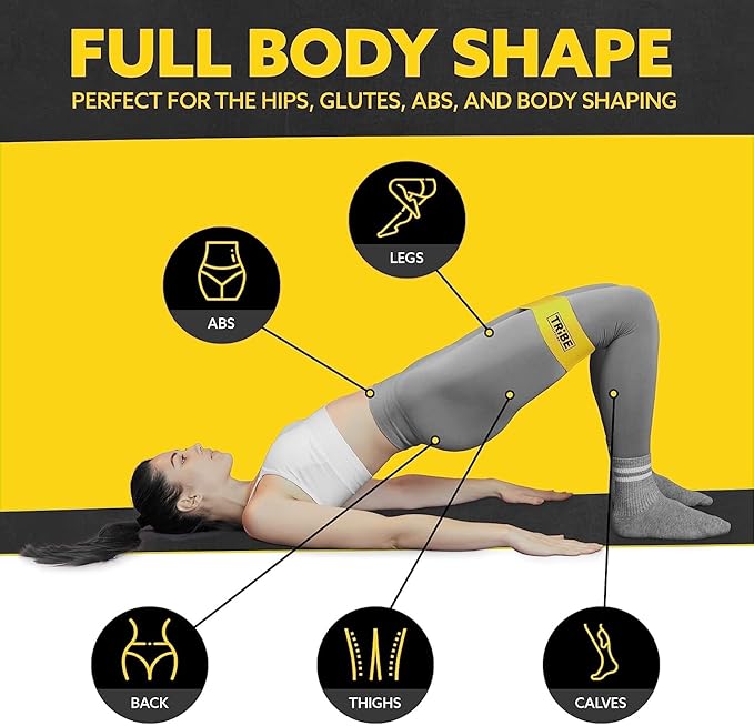 Fabric Resistance Bands for Working Out - Booty Bands for Women and Men - Exercise Bands Resistance Bands Set - Workout Bands Resistance Bands for Legs - Fitness Bands-FlexoryFit