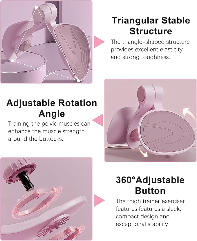 Hip Trainer Kegel Exerciser, Pelvic Floor Trainer, Kegel Trainer for Postpartum Rehabilitation, Trimmer Inner Thigh, Thigh Toner Workout-FlexoryFit