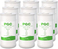 SimPure 5 Micron 10" x 4.5" Whole House Carbon Sediment Water Filter Replacement Cartridge for GE GXWH35F GXWH40L FXHTC, RFC-BBSA, PP10BB-CC (9-Pack)