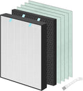Air400 Filter Replacement for Bissell Air400, 1 Filter, 1 Carbon Post Filter, 4 Pre Filter, Compared to Part 2521 and 2520 (1 Sets Air400)