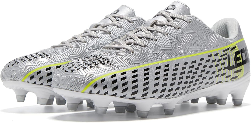 Soccer Cleats for Men's and Women's Outdoor Unisex Football Shoes Firm Rugby Boots