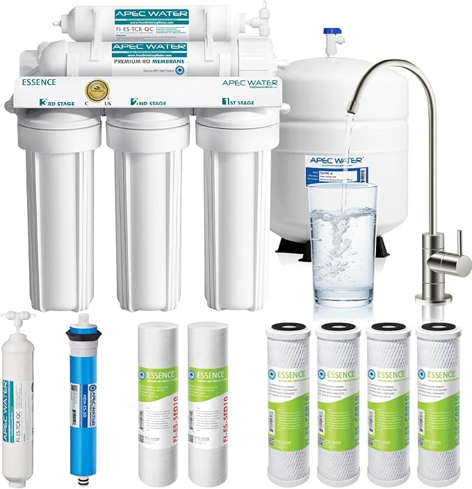 APEC Water ROES-50X 5-Stage Under Sink Reverse Osmosis Water Filter System by APECWaterSystems