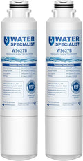 Waterspecialist DA29-00020B Replacement for Samsung Water Filter DA29-00020B, HAF-CIN/EXP, DA29-00020B-1, HDX FMS-2, RS25J500DSR, RF28HMEDBSR, RF263BEAESR, RF4287HARS, DA97-08006A-1, 2 Filters
