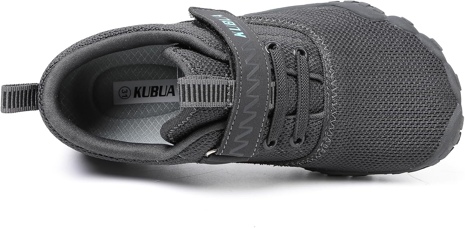 KUBUA Kids Barefoot Shoes Boys Girls Sneakers Naturally Splay Shoes Toddler Little Big Kid