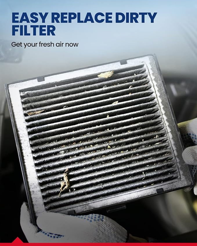KAX Cabin Air Filter CF10139, Replacement for TC 2.4L (2005-2010), XA 1.5L(2004-2006), XB 1.5L(2004-2006), Echo 1.5L(2000-2005), RAV4 2.4L(2001-2005), w/Activated Carbon Cabin Air Filter