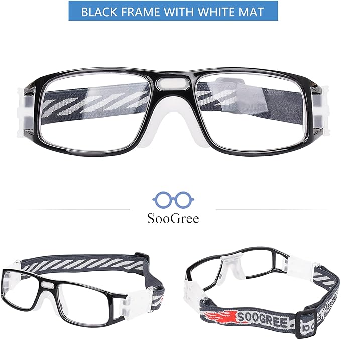 Men Basketball Glasses.Soccer Football Sport Protective Eyewear Safety Goggles,Sports Glasses For Replaceable Lens