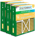 Filterbuy 16x20x5 Air Filter MERV 11 (MPR 1200) Allergen Defense (3-Pack), Pleated HVAC AC Furnace Filters for Honeywell FC100A1003, Lennox X0592, and More (Actual Size: 15.75 x 19.75 x 4.38)