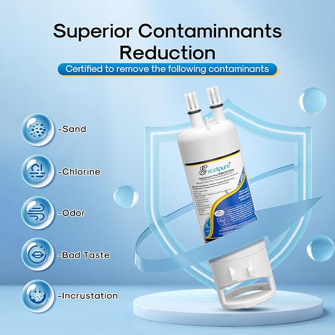 WHR1RXD1 Replacement for EDR1RXD1 Refrigerator Water Filter, Everydrop® Filter 1, W10295370A, KAD1RXD1, P4RFWB, 46-9081, 46-9930, P5WB2L, PS2378001, 4Pack