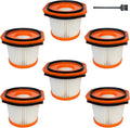WS630 Filters Replacement Parts for Shark Wandvac System WS620 WS630 WS631 WS632 WS633 WS640 WS640AE WS640BL WS642 WS642AE, 6 Pack, Compare to Parts # XFFWV360
