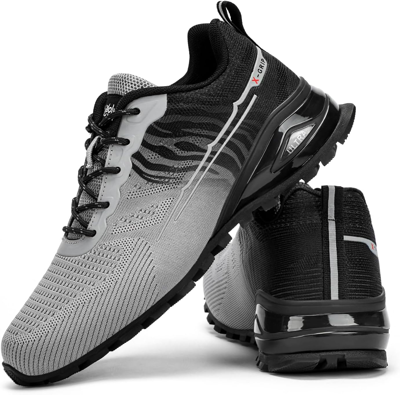 Kricely Men's Trail Running Shoes Fashion Walking Hiking Sneakers for Men Tennis Cross Training Shoe Outdoor Snearker Mens Casual Workout Footwear