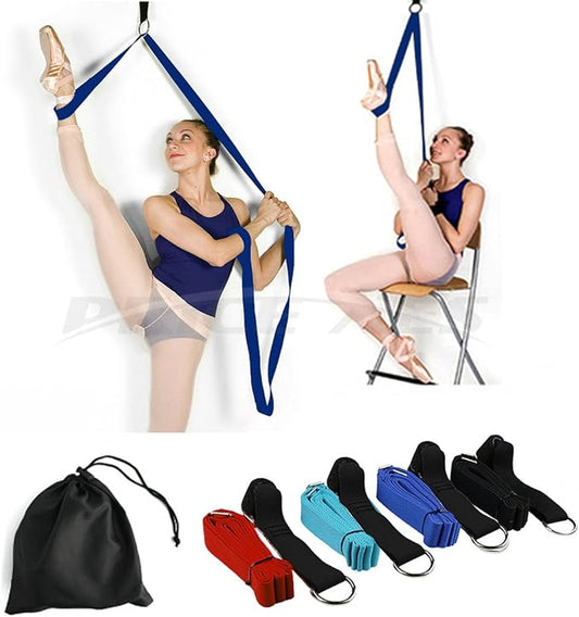 Door Flexibility & Stretching Leg Strap - Great for Ballet Cheer Dance Gymnastics or ANY Sport Leg Stretcher Door Flexibility Trainer Premium stretching equipment-FlexoryFit