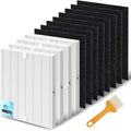 AP-1512HH Replacement Filter Compatible with Coway Airmerga AP1512HH and 200M Air Purifier(4 True Hepa Filter+8 Carbon Filter+1 Cleaning Brush)