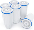 Water Filter Replacement by NUTTUTO Compatible with Zero Pitcher and Dispensers, for ZR-001, ZR-017 ZP-006 ZD-013 ZS-008, Multistage Filtration System to Reduce Lead, TDS, PFOA/PFOS, Chlorine, 6 Packs