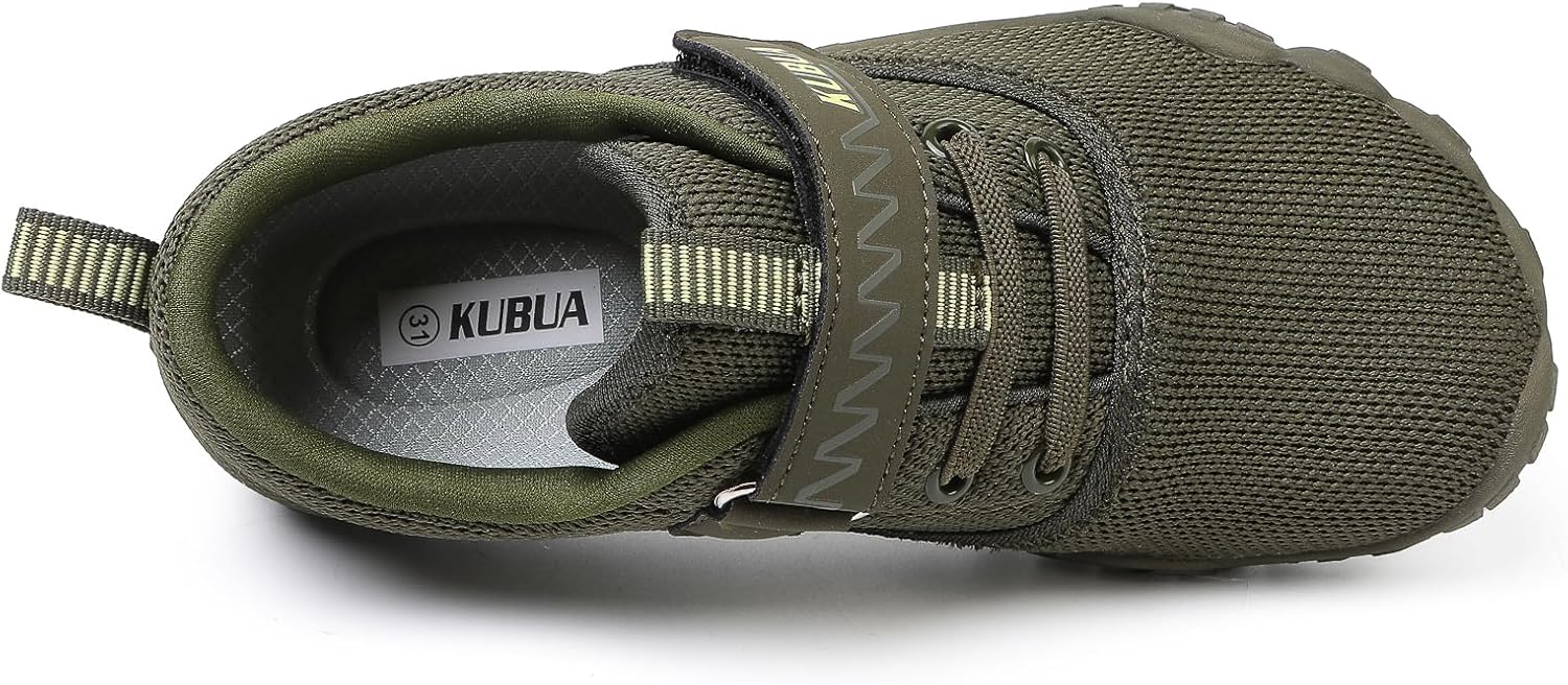 KUBUA Kids Barefoot Shoes Boys Girls Sneakers Naturally Splay Shoes Toddler Little Big Kid