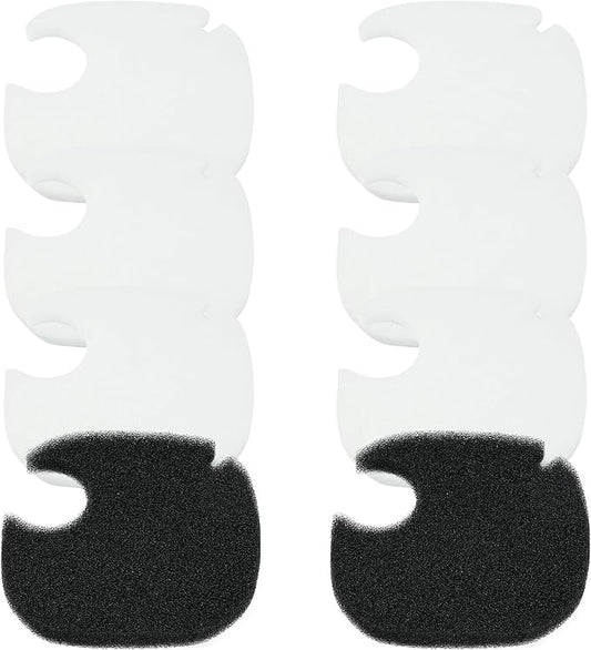 AQUANEAT 8 pcs Replacement Canister Filter Pads Compatible with AMOSIJOY/PONDFORSE 172/225/265GPH Aquarium Filter Media Generic Floss