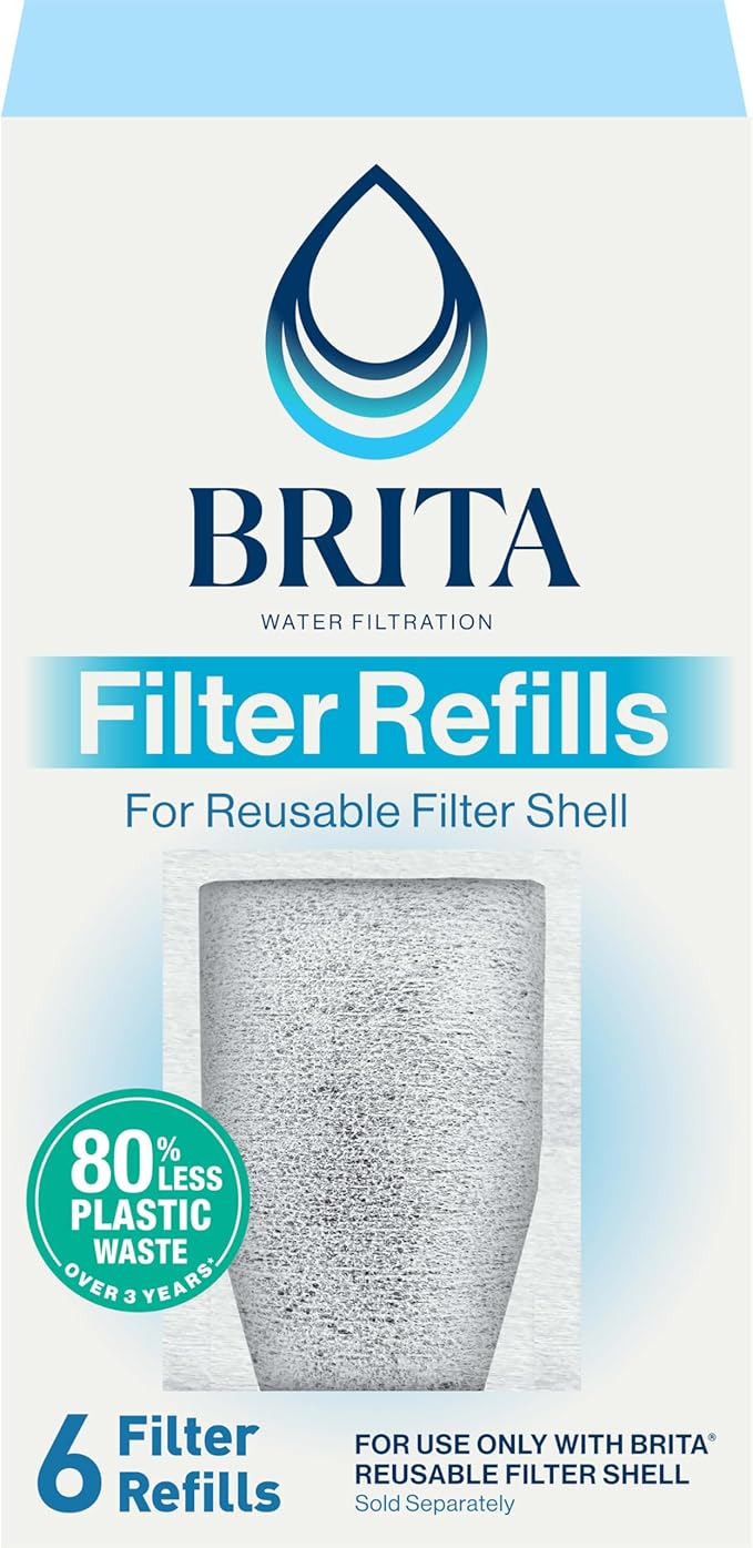 Brita Refillable Water Filter Refill Packs by Brita