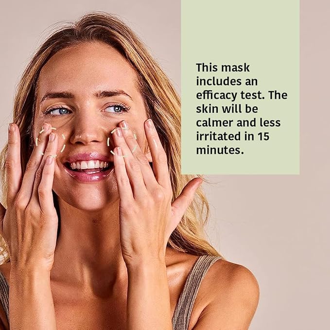 IROHA NATURE Comforting & Hydrating Tissue Face Mask with Aloe Vera | 15 Pieces | Aftersun Effect | 96% Natural Ingredients-FlexoryFit