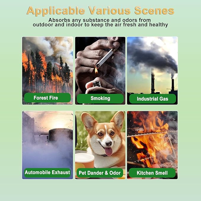 AP-1512HH Air Purifier Replacement Filter Set for Coway Airmega AP-1512HH and Airmega 200M air Purifier|2 HEPA+8 Carbon Filters|Triple Filtration, 99.7% Particle Capture|Ideal for Pet/Smoke Homes