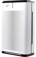 Brondell P700BB-W Pro Air Purifier Clean Air Filter With Aurabeat AG+ Technology for Bedroom, Home Office, Reduces Odor from Smoke and Pets, Includes Filters, 1655 Square Feet, White