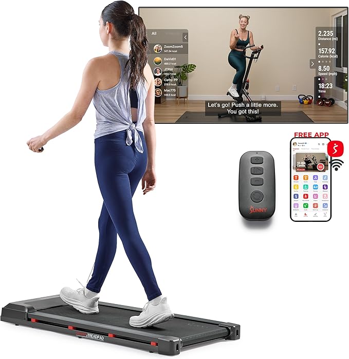 Sunny Health & Fitness Smart Wi-Fi Treadmills-FlexoryFit
