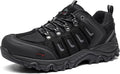 NORTIV 8 Men's Waterproof Hiking Shoes Leather Low-Top Hiking Shoes for Outdoor Trailing Trekking Camping Walking Quest