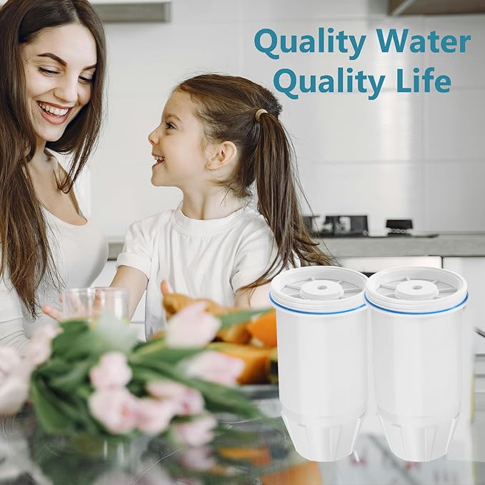 Fit for zero Pitchers and Dispenser, Cobectal Water Filter Replacement for ZR-001 ZR-004 ZP-006 ZR-017 Water Filter,Multi-Stage Filter System Reduce Lead, Chromium, PFOA/PFOS and TDS, Pack of 12