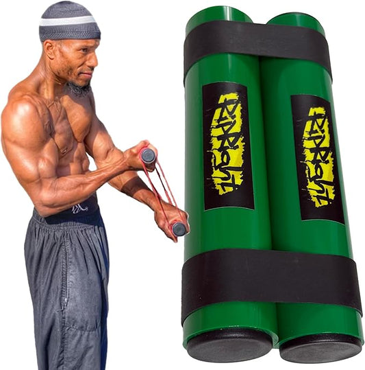 RipStick, Workout Equipment for Joint Rehab, Shoulder and Resistance Training, Muscle Building and Core Workout Equipment with 6 Adjustable Resistance Bands-FlexoryFit