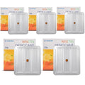 5 Packs 500 Gram Desiccant Canisters, Indicating & Rechargeable Gun Safe Dehumidifier, Portable Desiccant Canister, Silica Gel Moisture Absorber for Storage