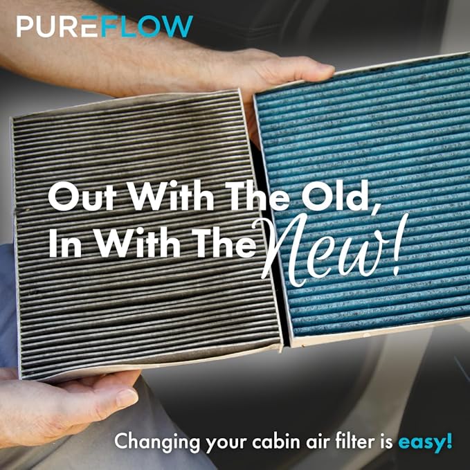 PureFlow Cabin Air Filter PC5764X | Fits 2005-2020 Nissan Frontier, 2005-2012 Pathfinder, 2005-2015 Xterra, 2005-2009 Pickup, 2014-2015 NP300, 2009-2012 Suzuki Equator