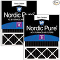 Nordic Pure 20x25x5 Lennox X6673 X6675 Replacement Odor Reduction Merv 8 Filter by NordicPure
