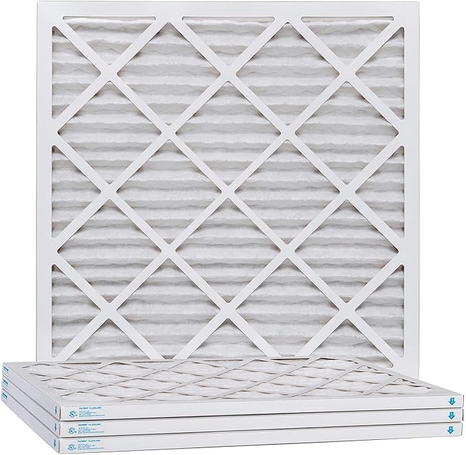 Aerostar 10x10x1 MERV 13, Pleated Air Filter, 10x10x1, Box of 4, Made in the USA