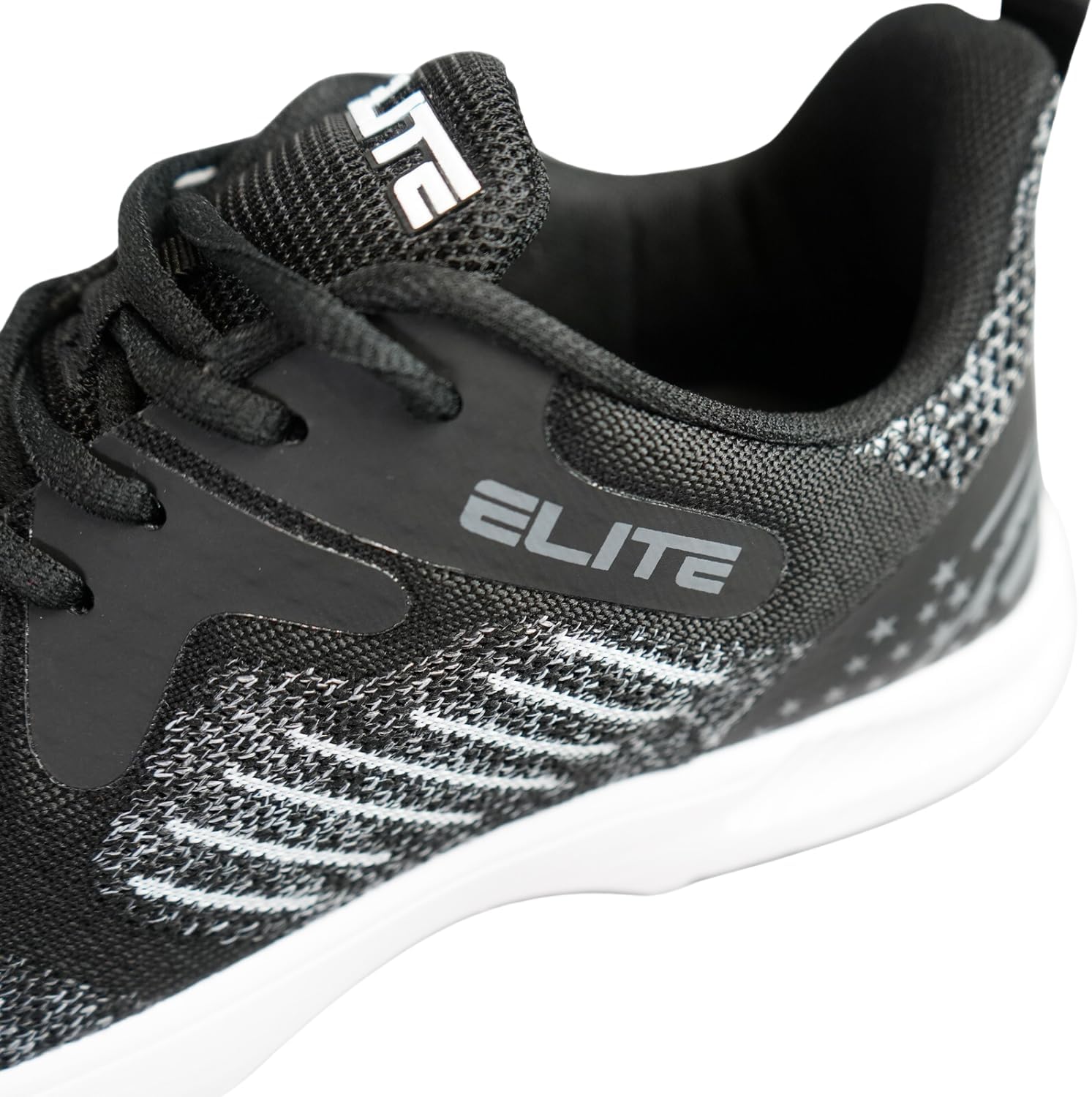 ELITE Men's Freedom USA Flag Bowling Shoes - Universal Sliding Soles, Lightweight, Comfortable with Patriotic Design